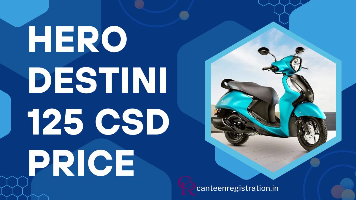 Hero Destini 125 CSD Price