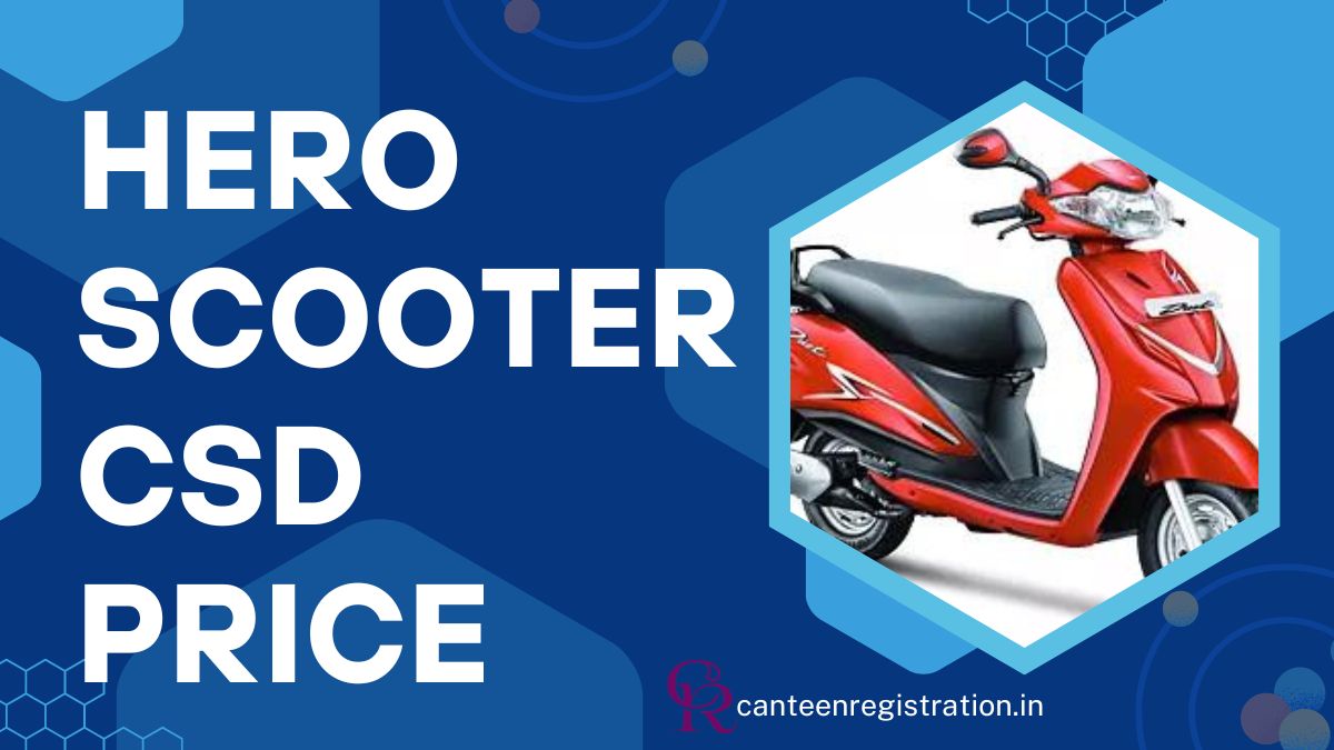 CSD Hero Scooter Price List