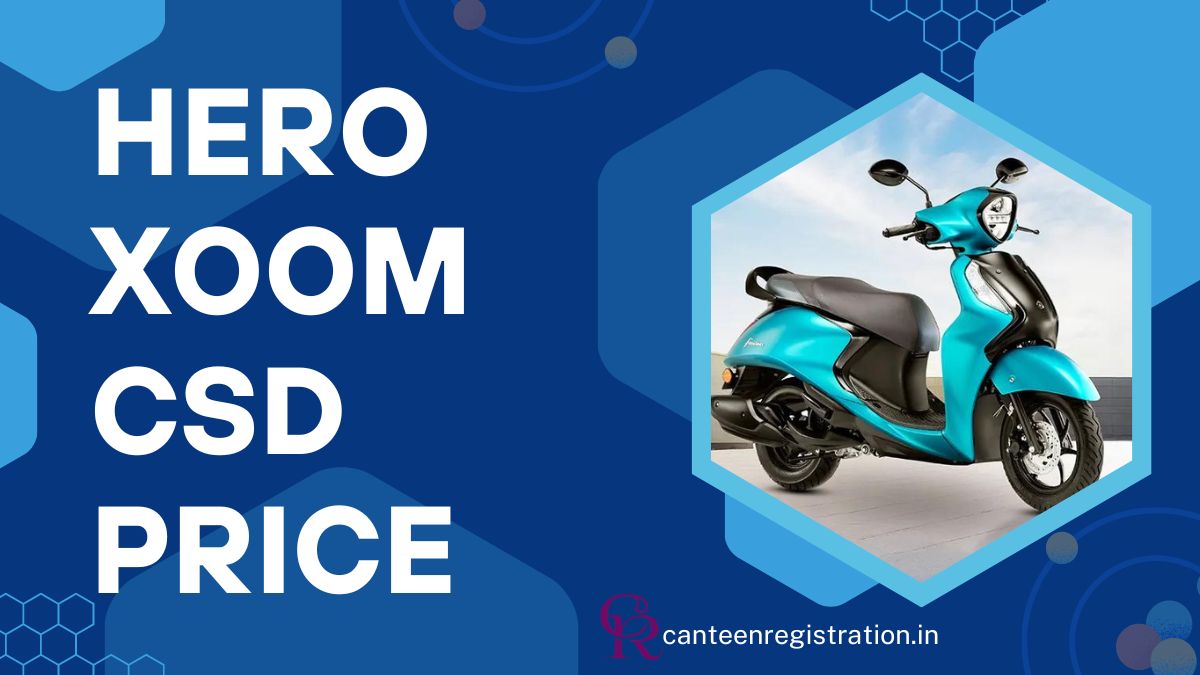 Hero Xoom CSD Price