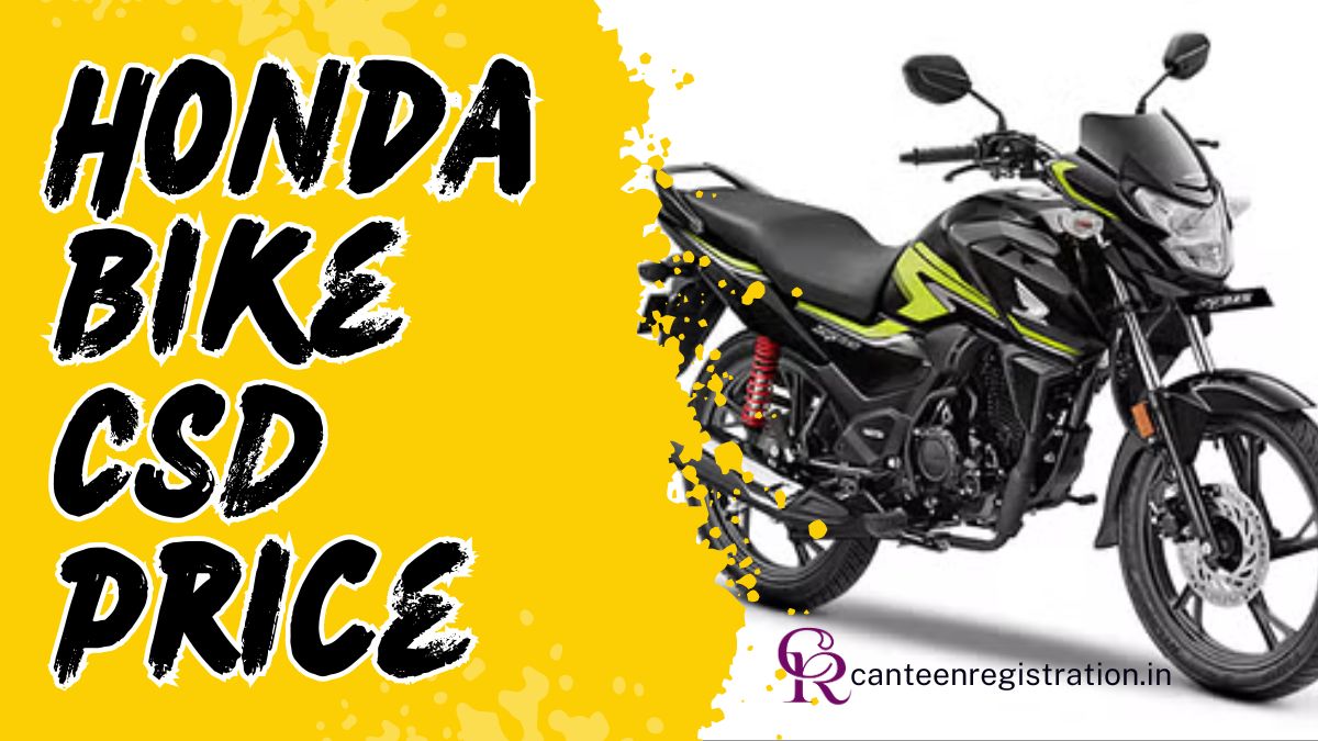 CSD Honda Bike Price