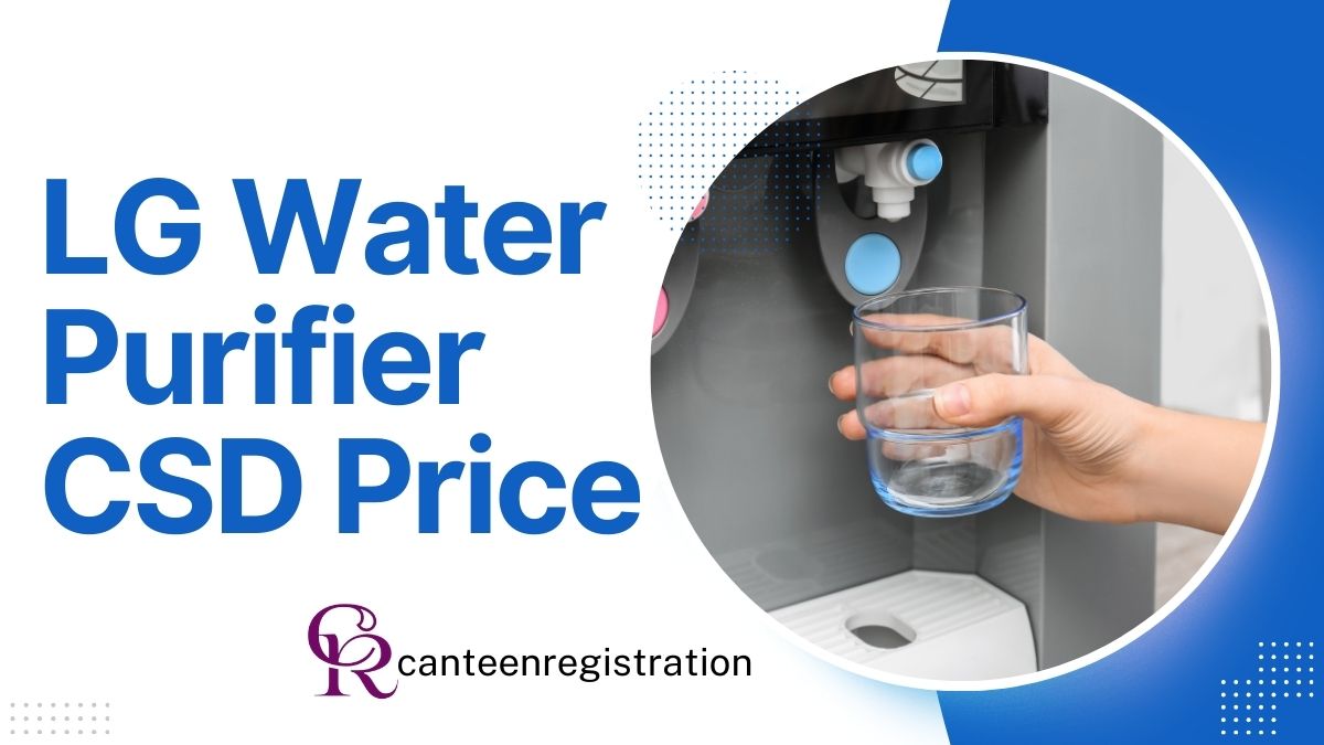 LG Water Purifier CSD Price