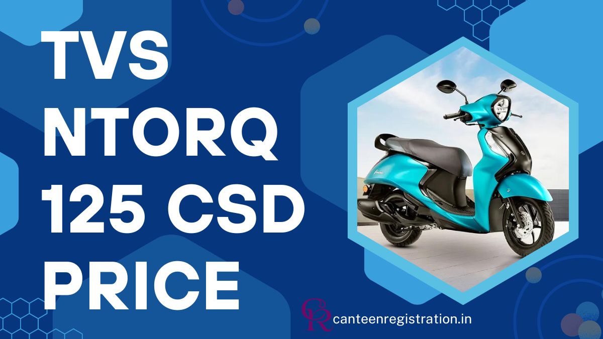 TVS NTORQ 125 CSD Price