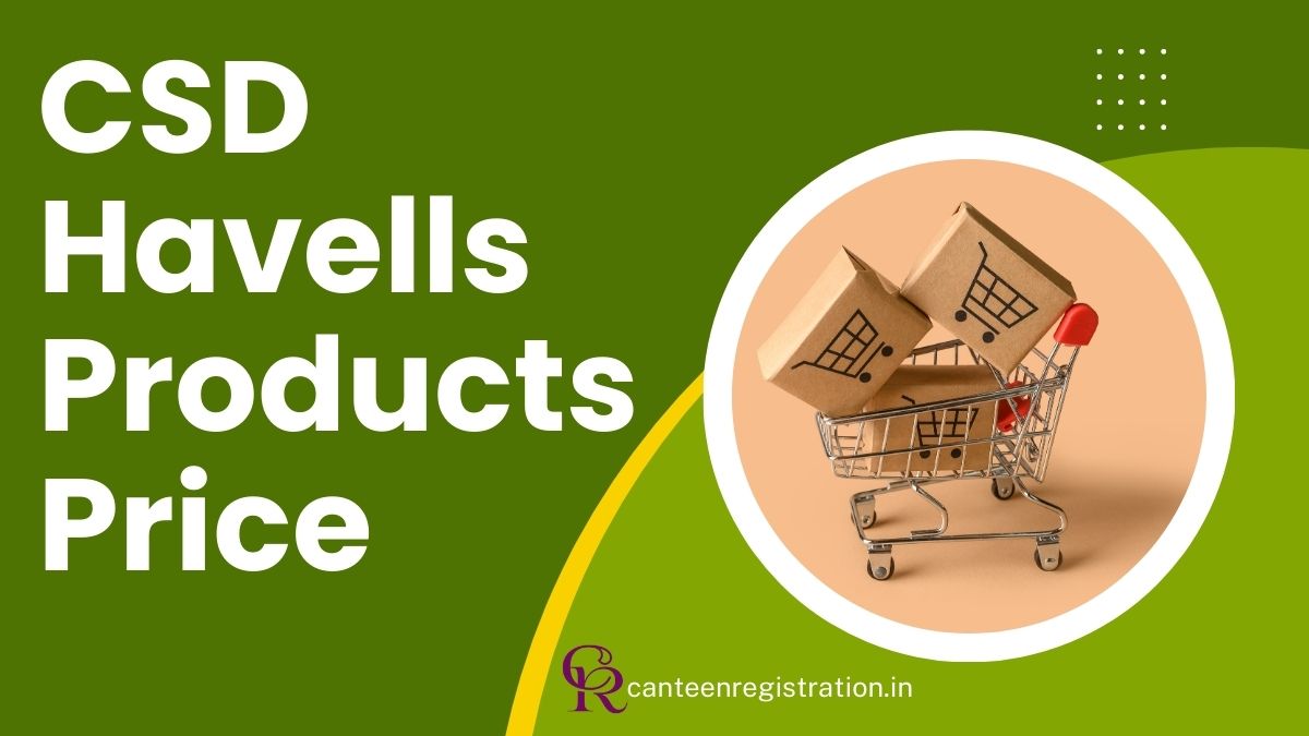 CSD Havells Products Price